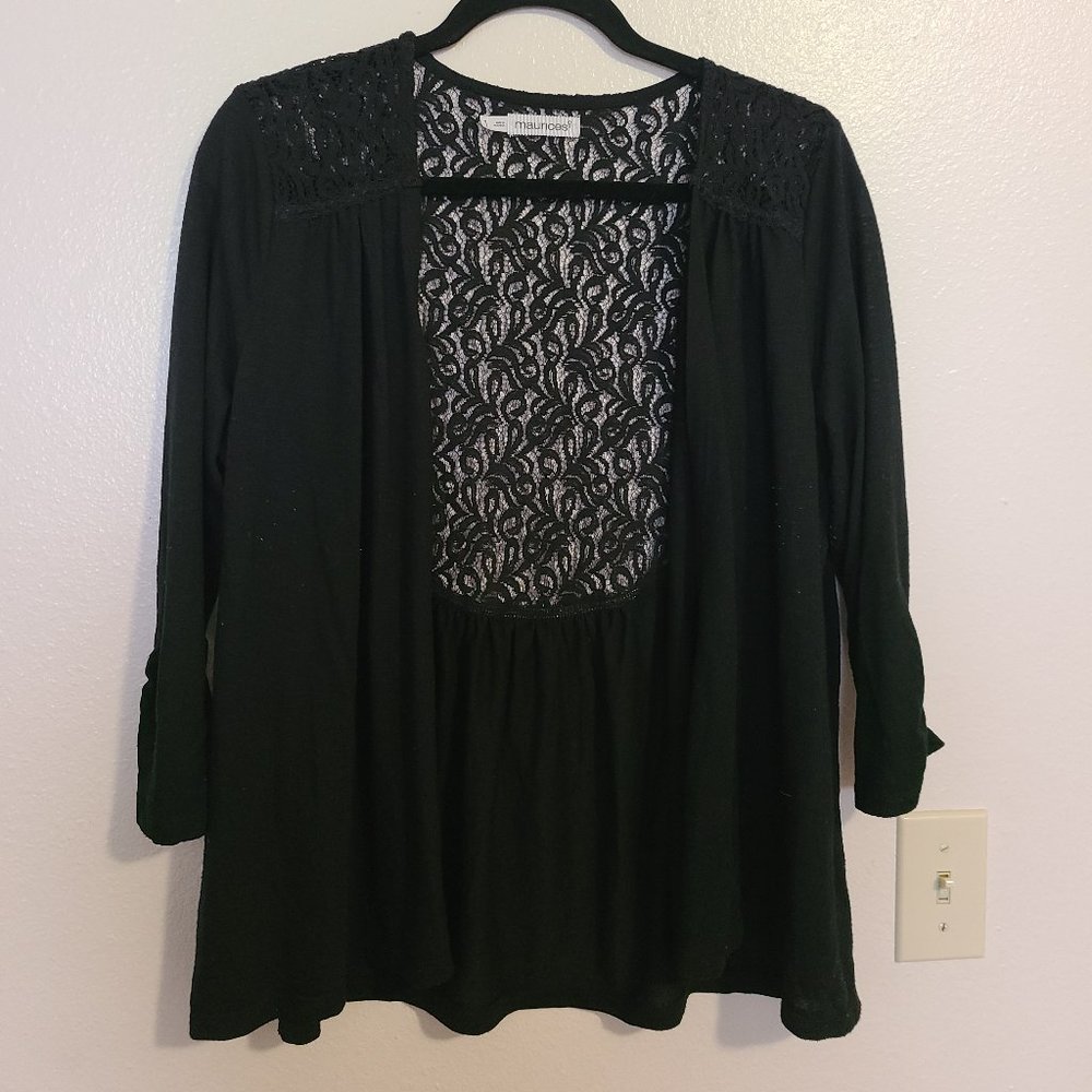 Maurices Black Cardigan